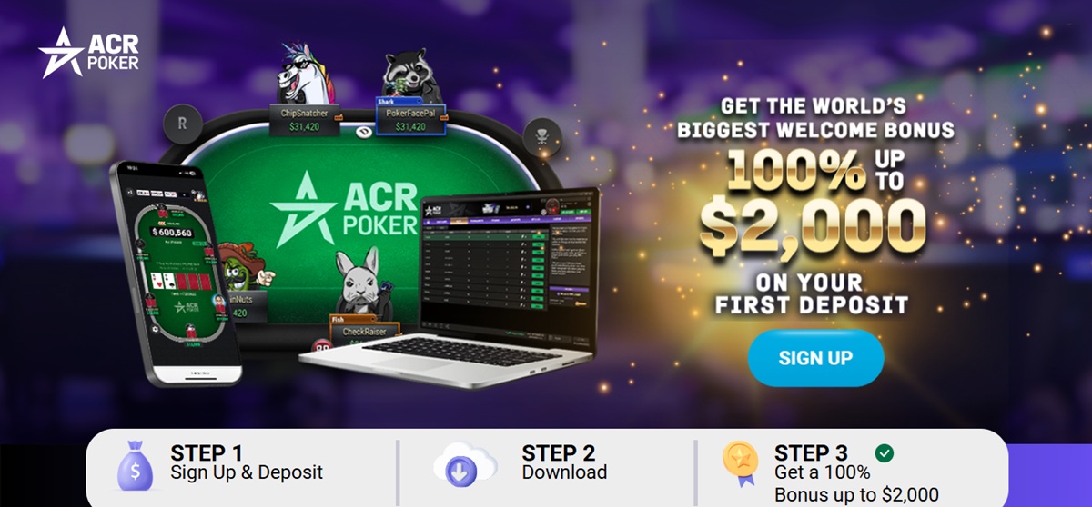 ACR Poker - Torneios Garantidos e Suporte a HUD para Poker Online 